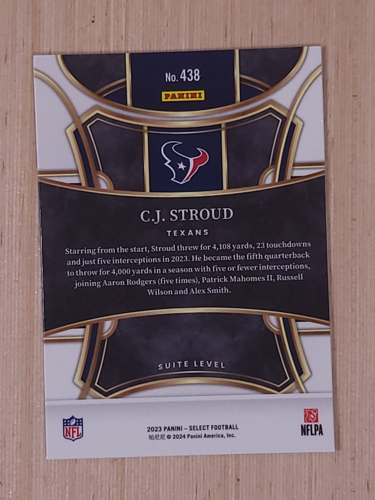 2023 Panini Select - Suite Level C.J. Stroud #183 (RC)