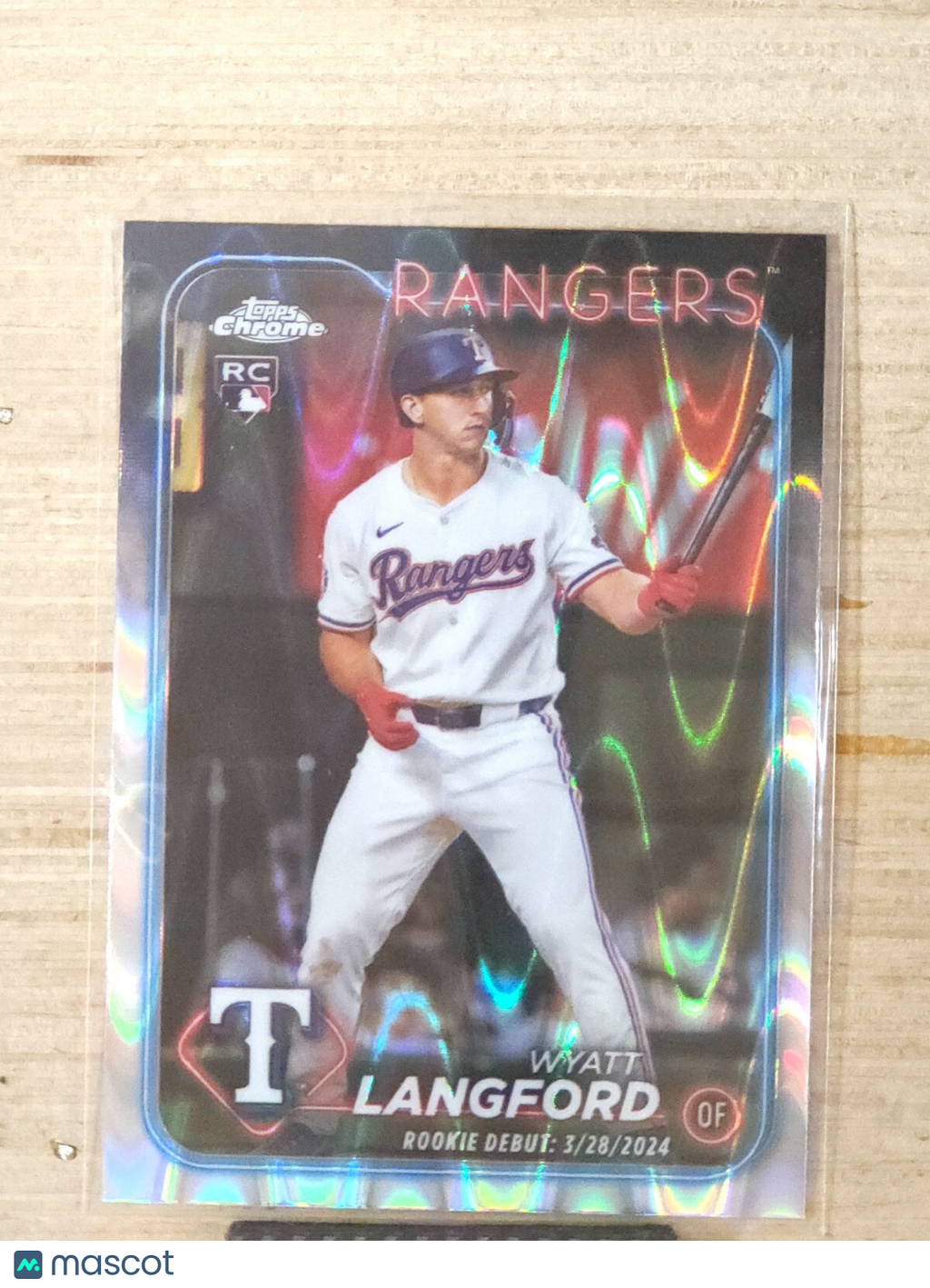 2024 Topps Chrome Update Rookie Debut Ray Wave #USC37 Wyatt Langford