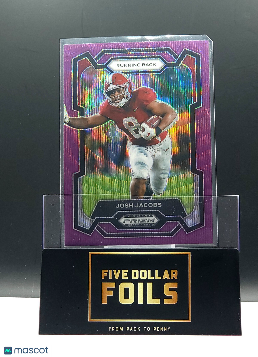 2024 Panini Prizm Draft Picks #67 Josh Jacobs Purple Wave