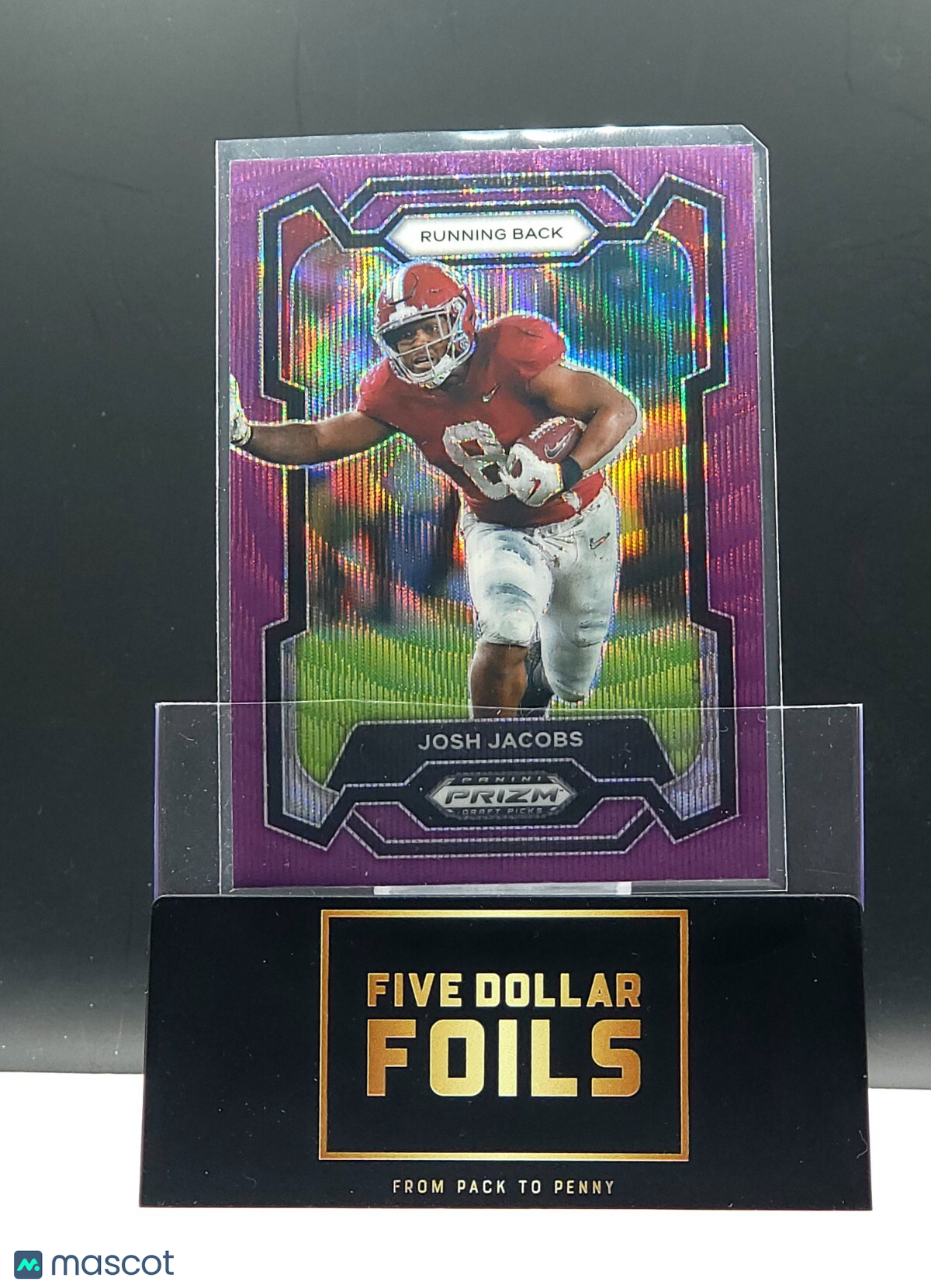 2024 Panini Prizm Draft Picks #67 Josh Jacobs Purple Wave
