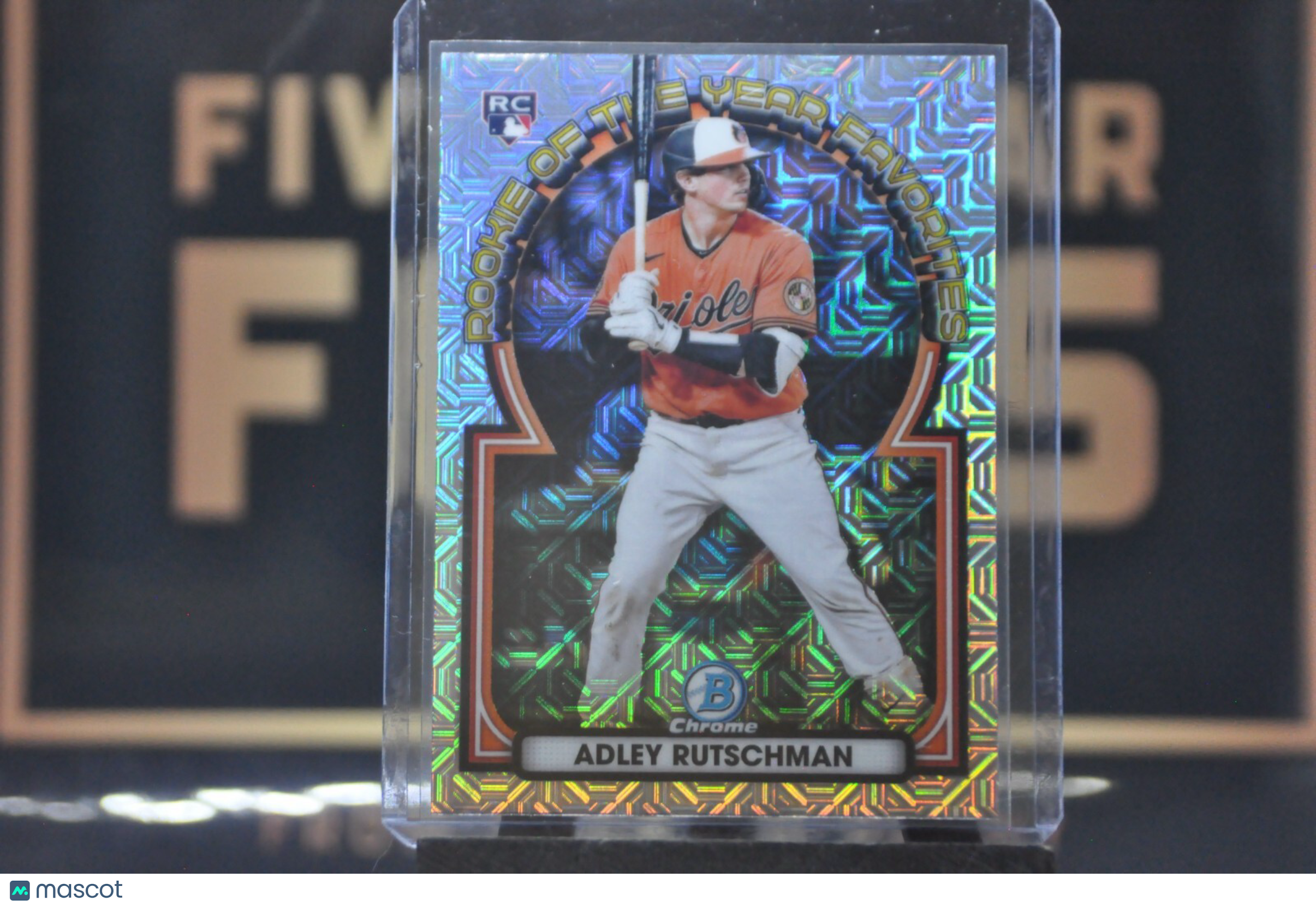 Adley Rutschman [Mega Box Mojo Refractor] #ROYF-4 (2023 Bowman)