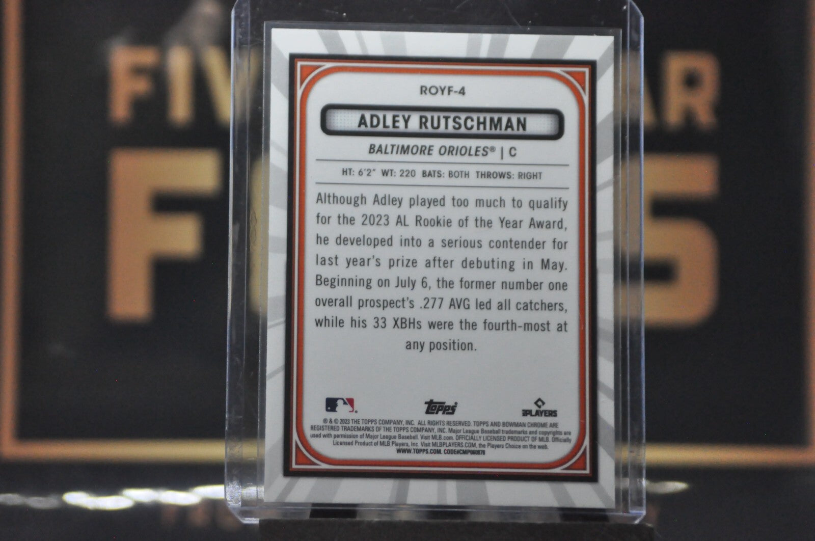 Adley Rutschman [Mega Box Mojo Refractor] #ROYF-4 (2023 Bowman)