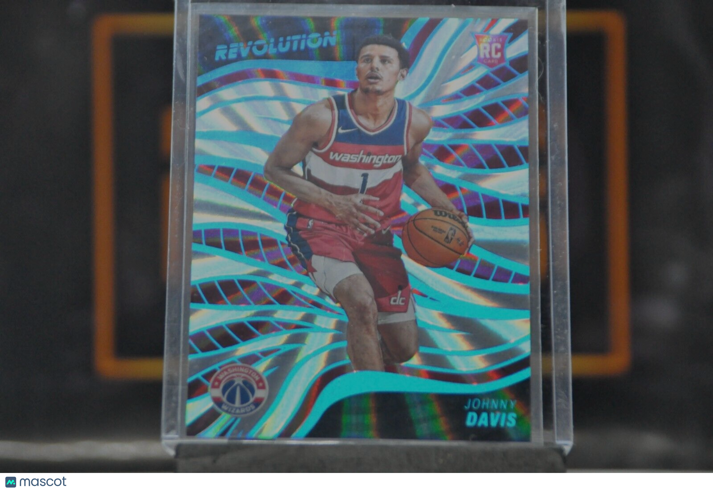 Johnny Davis [Sunburst] #114 (2022 Panini Revolution) #62/75
