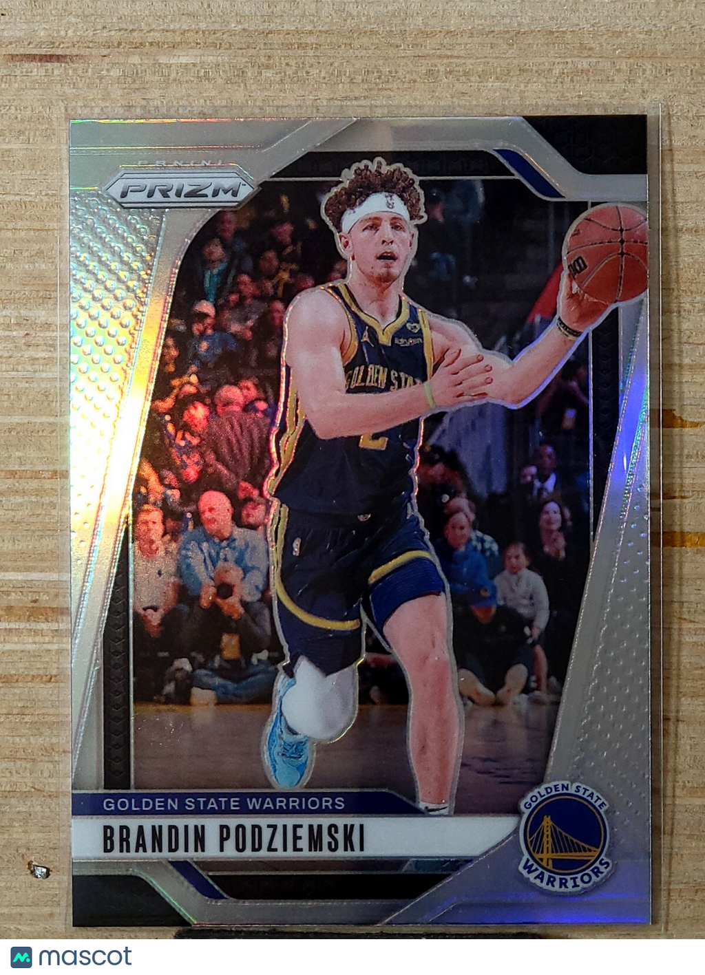 2024-25 Panini Prizm #81 Brandin Podziemski Silver Prizm