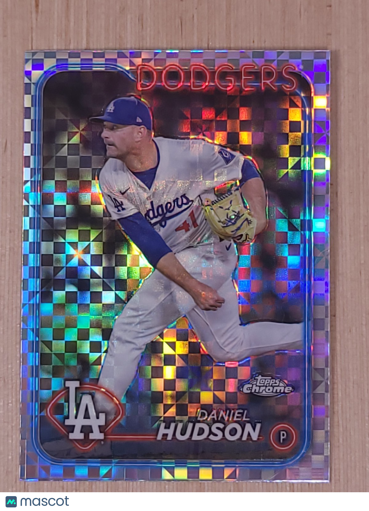 2024 Topps Chrome Update Series - Daniel Hudson #USC19 X-Fractor