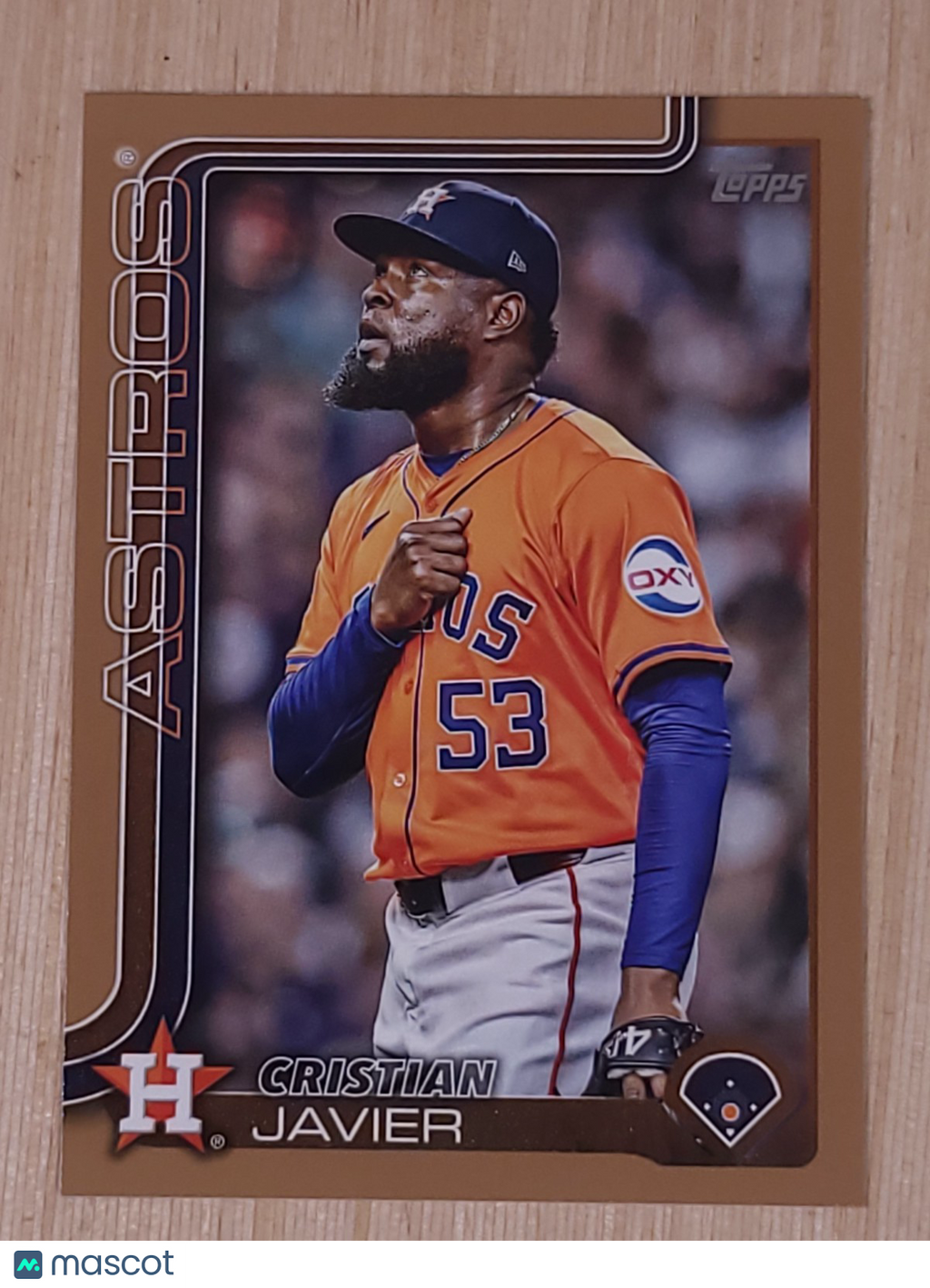 2025 Topps Series 2 #509 Cristian Javier Bronze 0072/2025