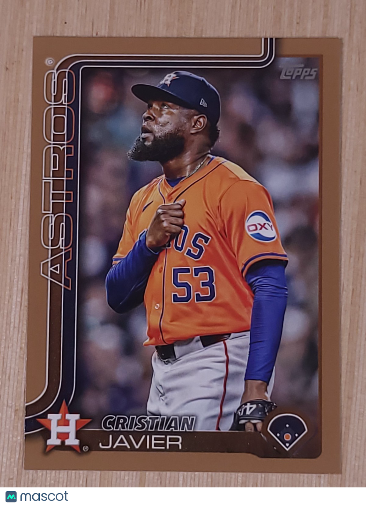 2025 Topps Series 2 #509 Cristian Javier Bronze 0072/2025