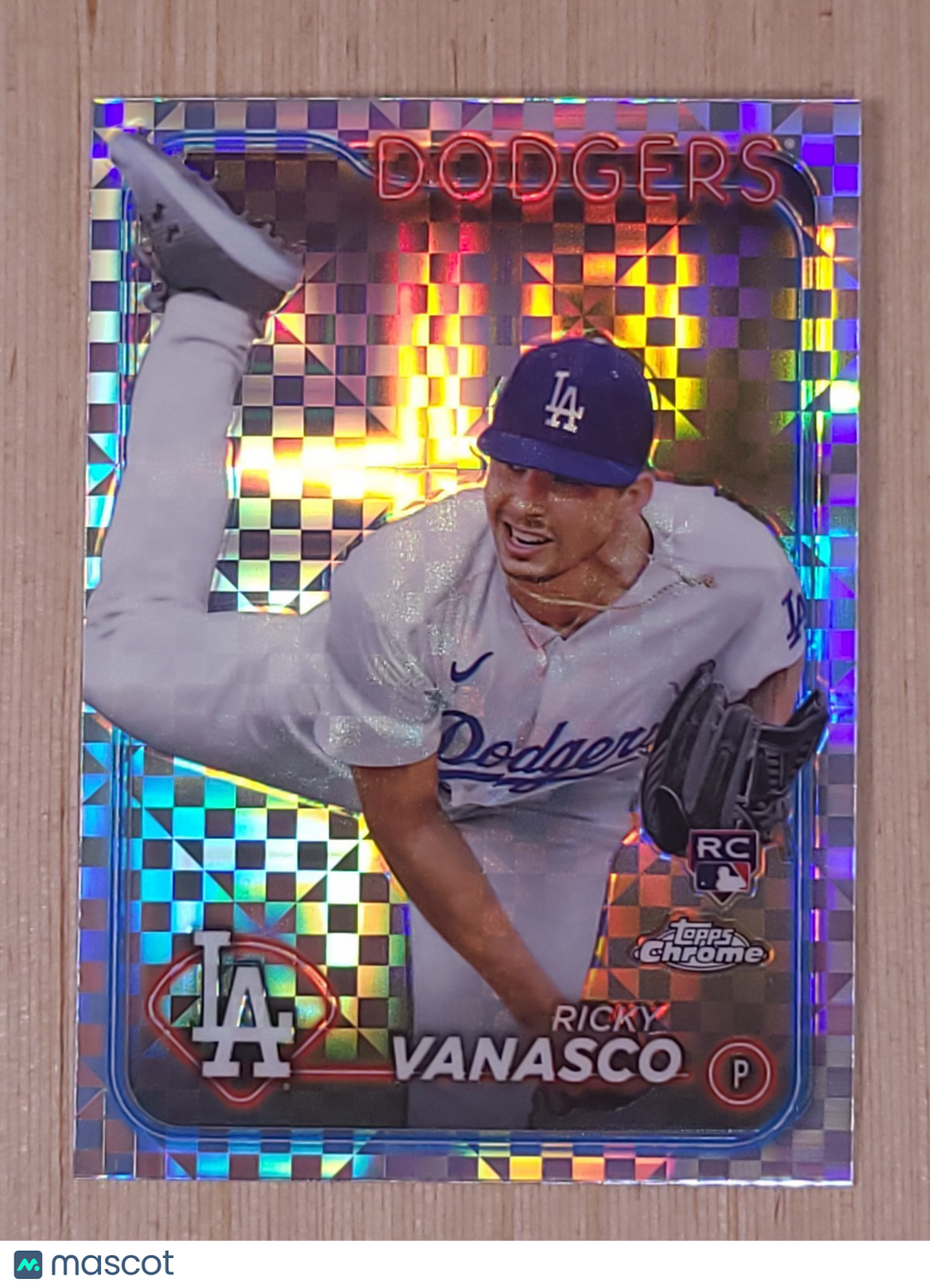 2024 Topps Chrome Update Series - Ricky Vanasco #USC60 X-Fractor (RC)