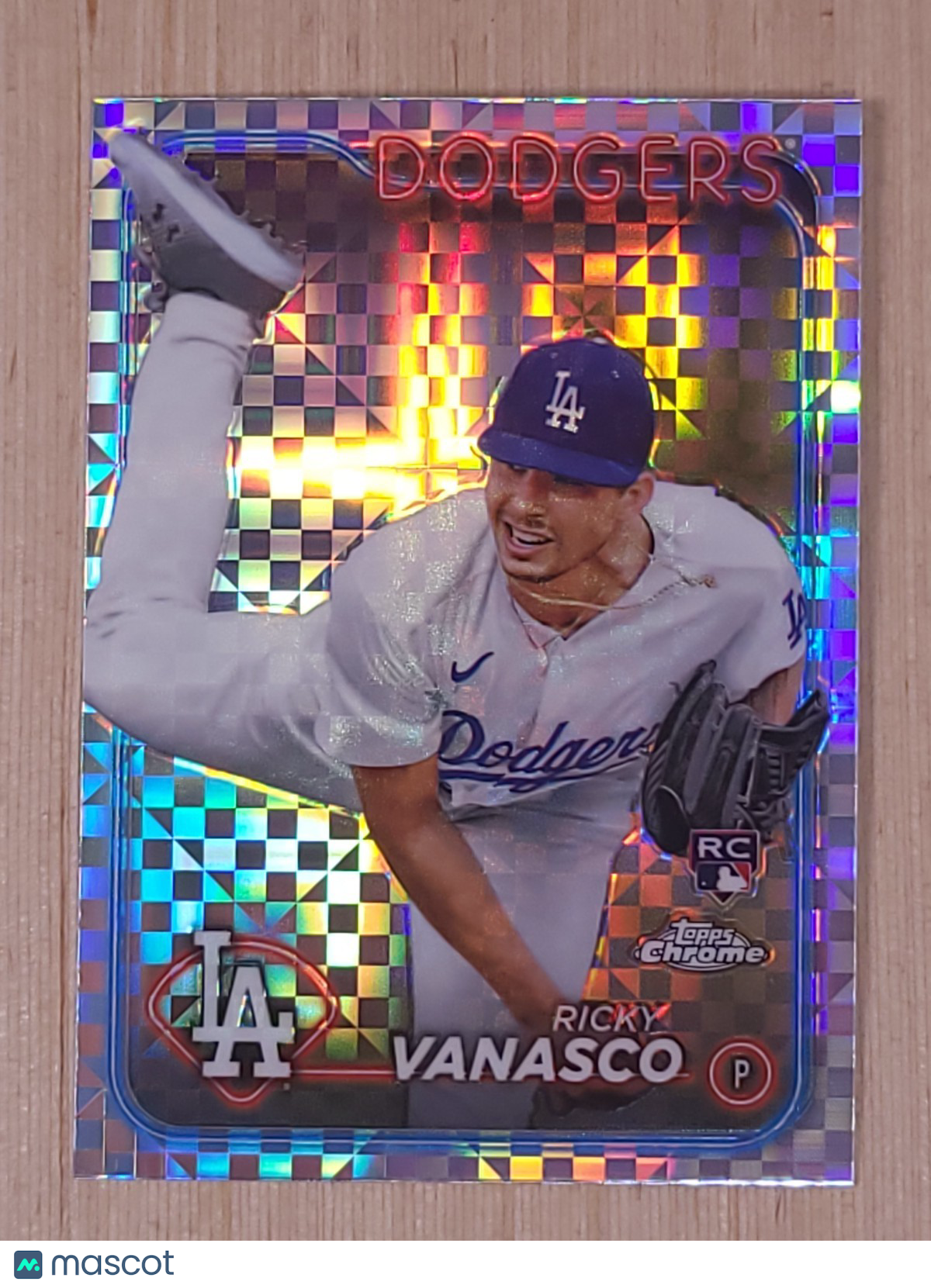 2024 Topps Chrome Update Series - Ricky Vanasco #USC60 X-Fractor (RC)