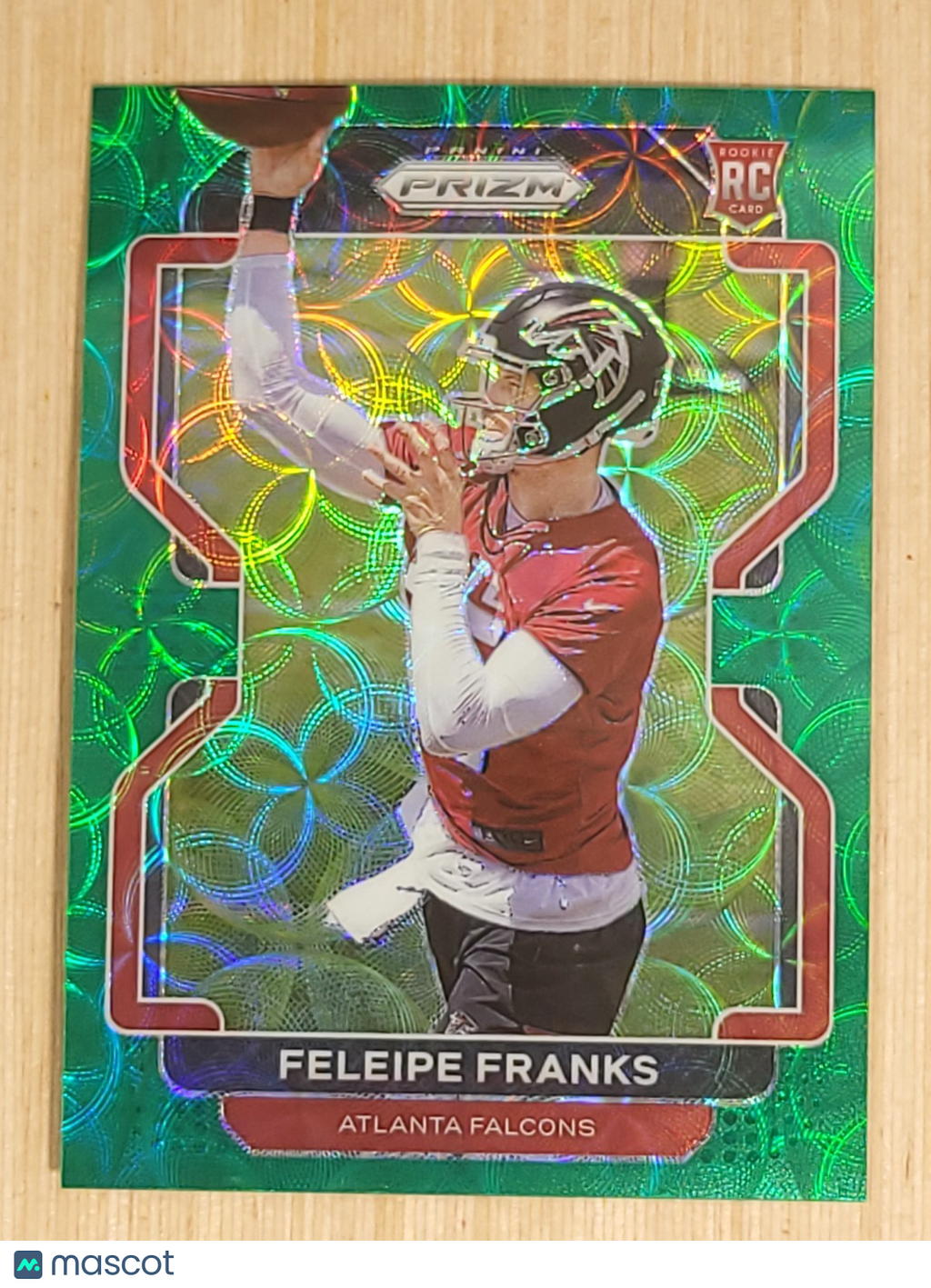 2021 Panini Prizm - Rookie Feleipe Franks #398 Green Scope Prizm (RC)