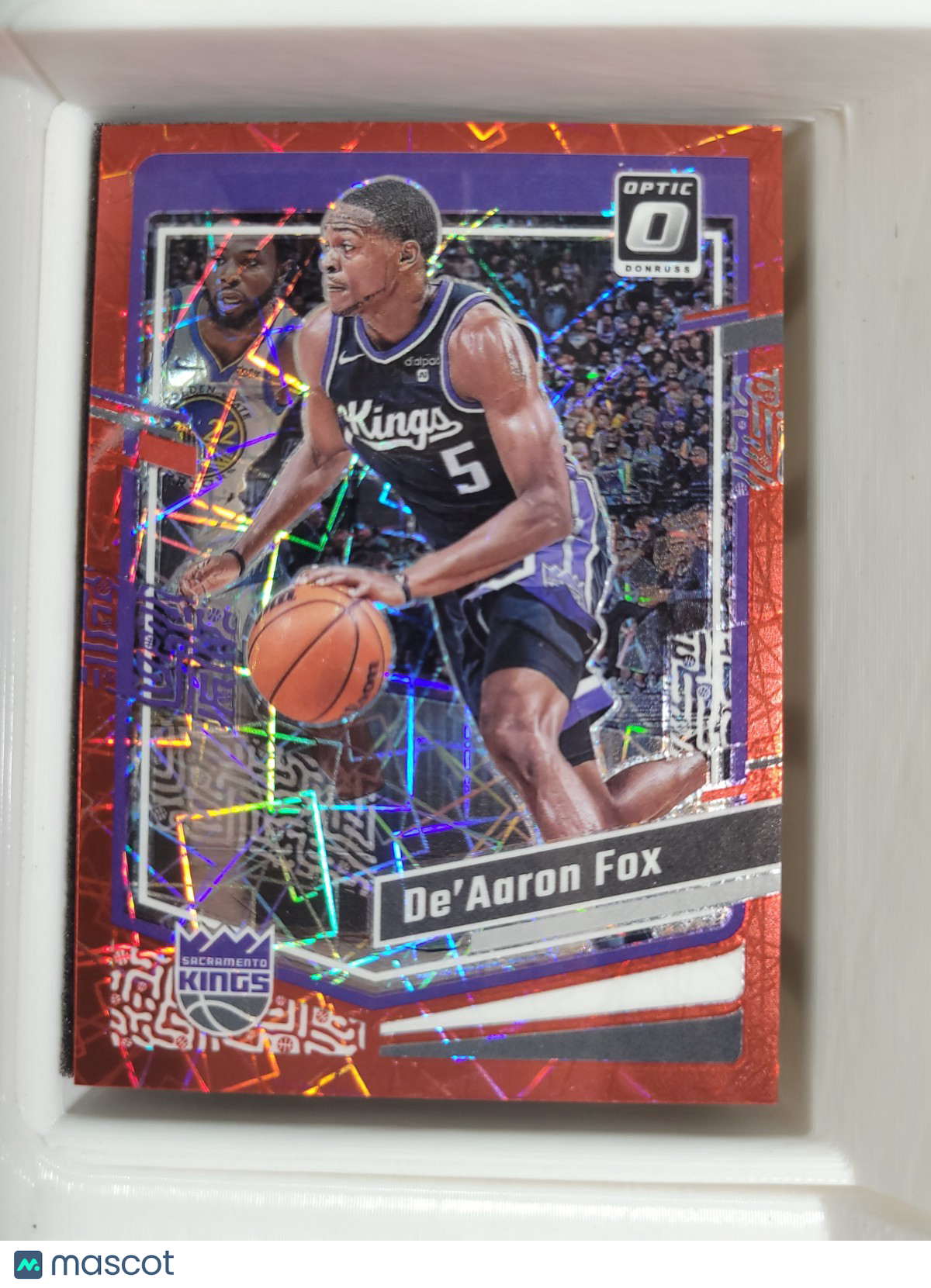 2023-24 Panini Donruss Optic - De'Aaron Fox #52 Red Velocity Prizm 088/299
