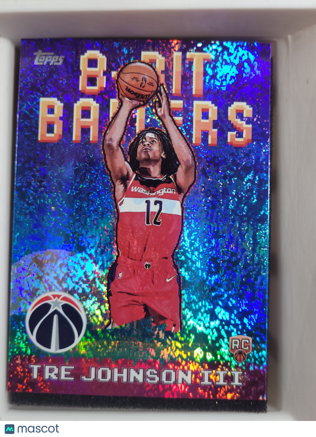 2025 Topps Basketball 8Bit Ballers Tre Johnson III Holofoil 8b-36