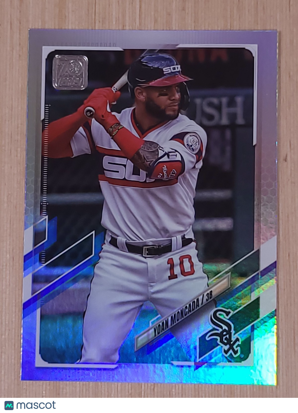 2021 Topps Chrome - Yoan Moncada #186 Rainbow Refractor