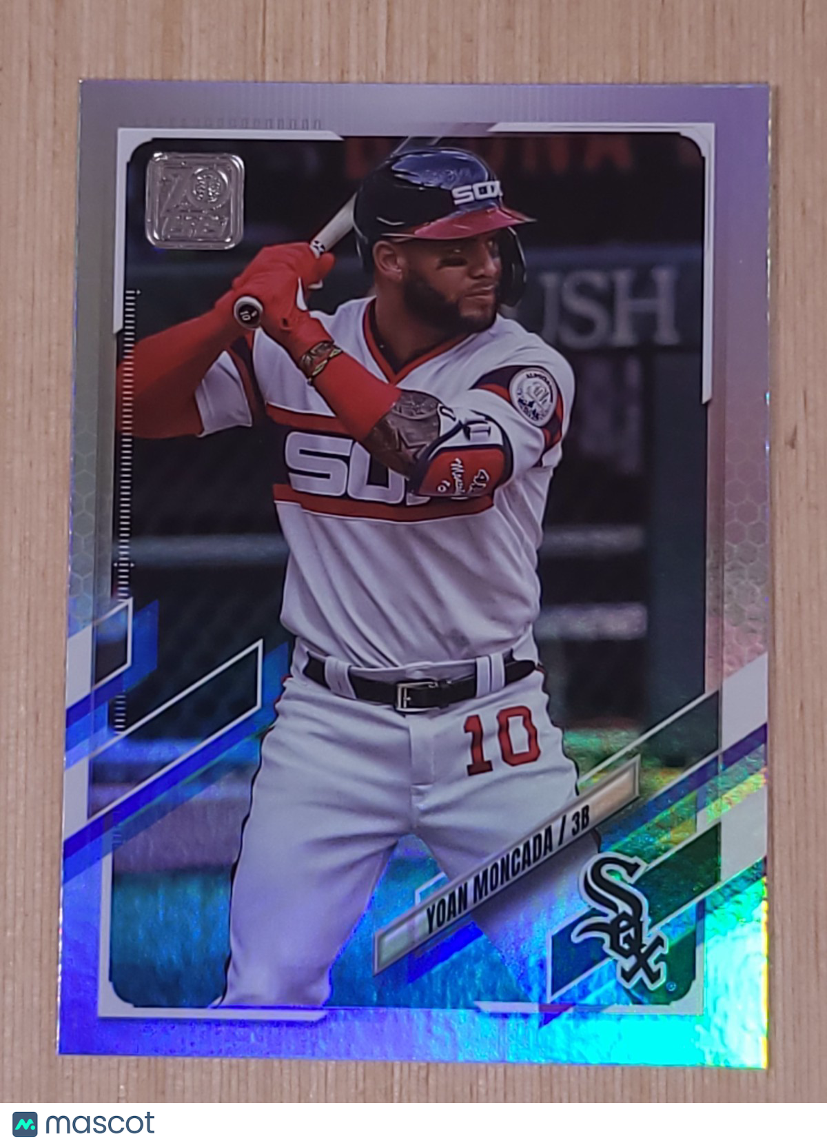 2021 Topps Chrome - Yoan Moncada #186 Rainbow Refractor