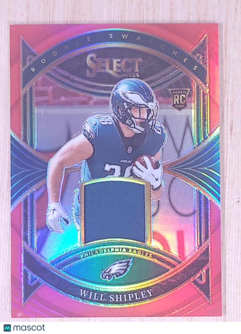 2024 Panini Select #RS-WSY Will Shipley Swatches