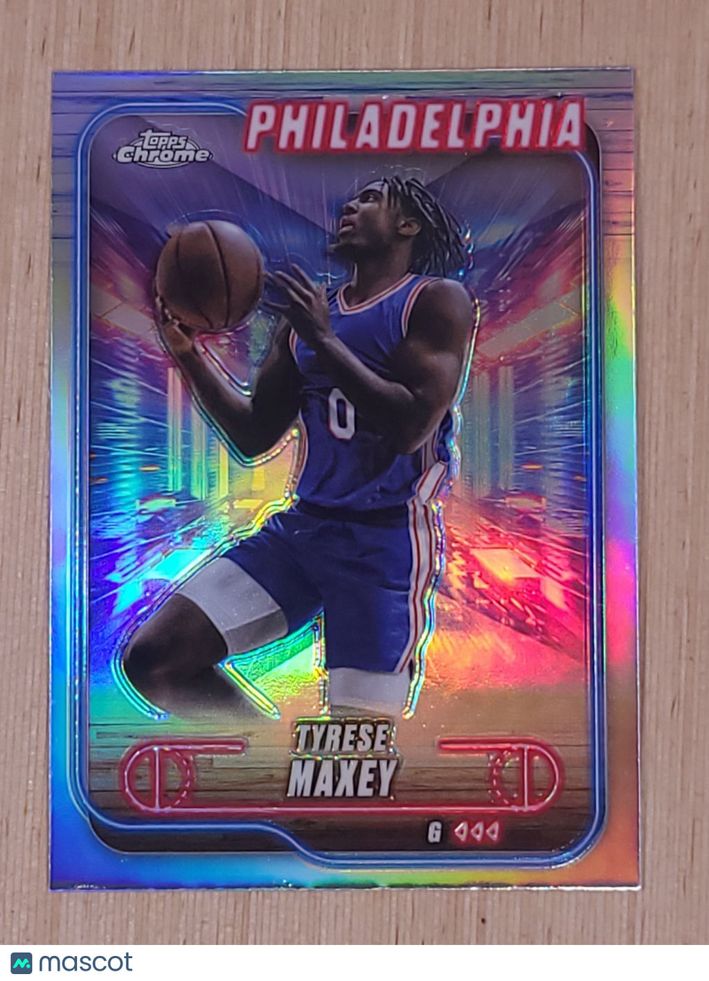 2024-25 Topps Chrome - Tyrese Maxey #40 Refractor