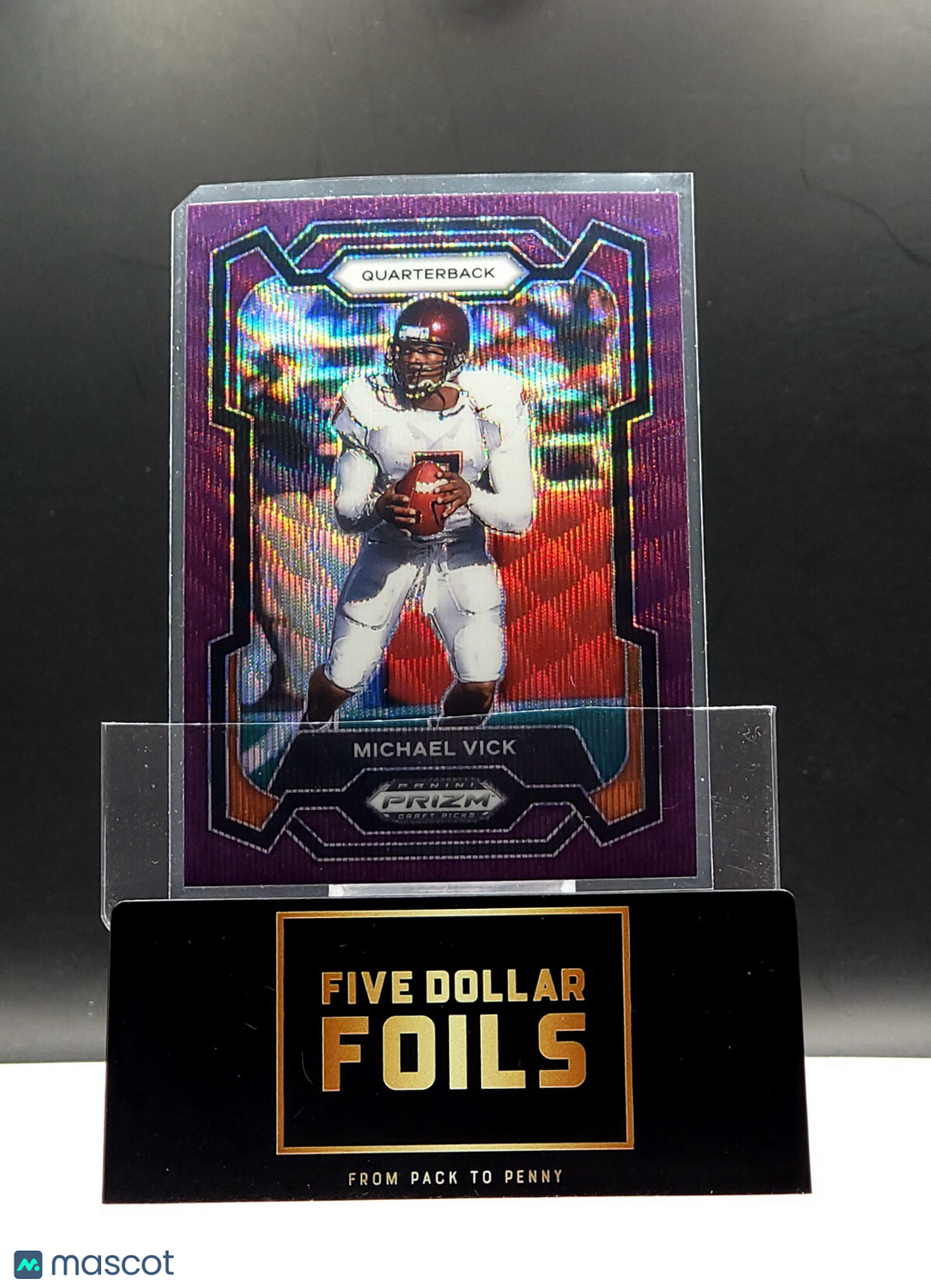 *Free Shipping @ $10* 2024 Panini Prizm Draft Picks #2 Michael Vick Purple Wave