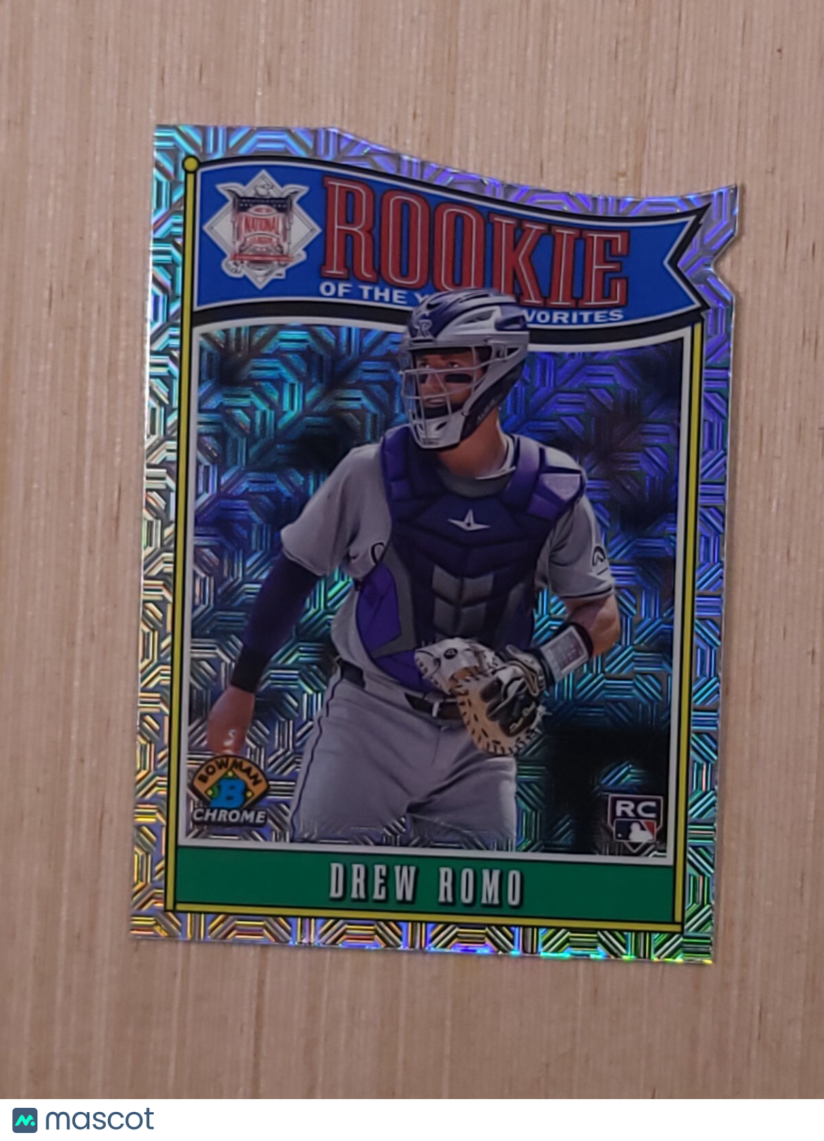 2025 Bowman Chrome #ROY-9 Drew Romo Mega Box Mojo