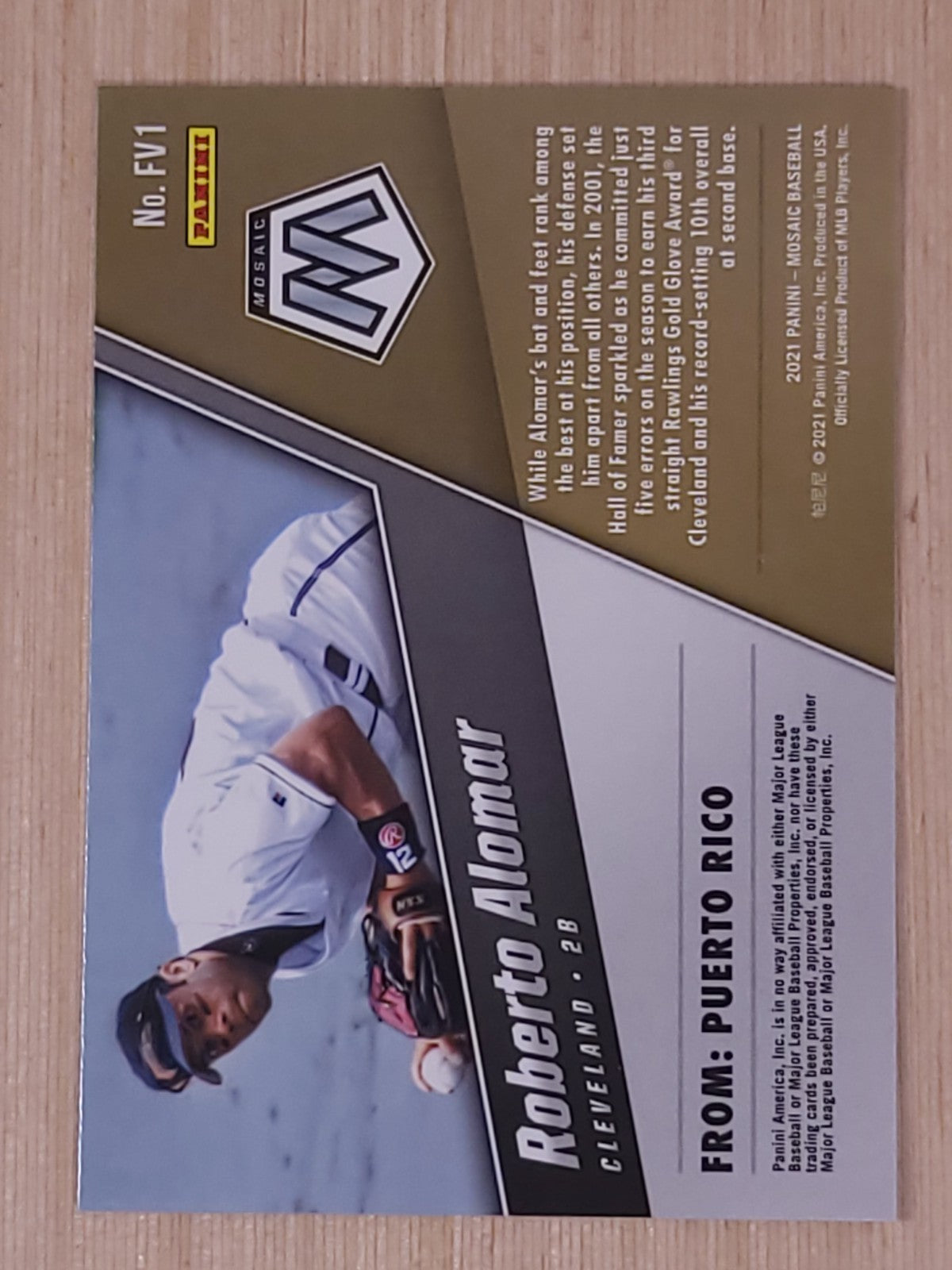 2021 Panini Mosaic - Field Vision Roberto Alomar #FV1