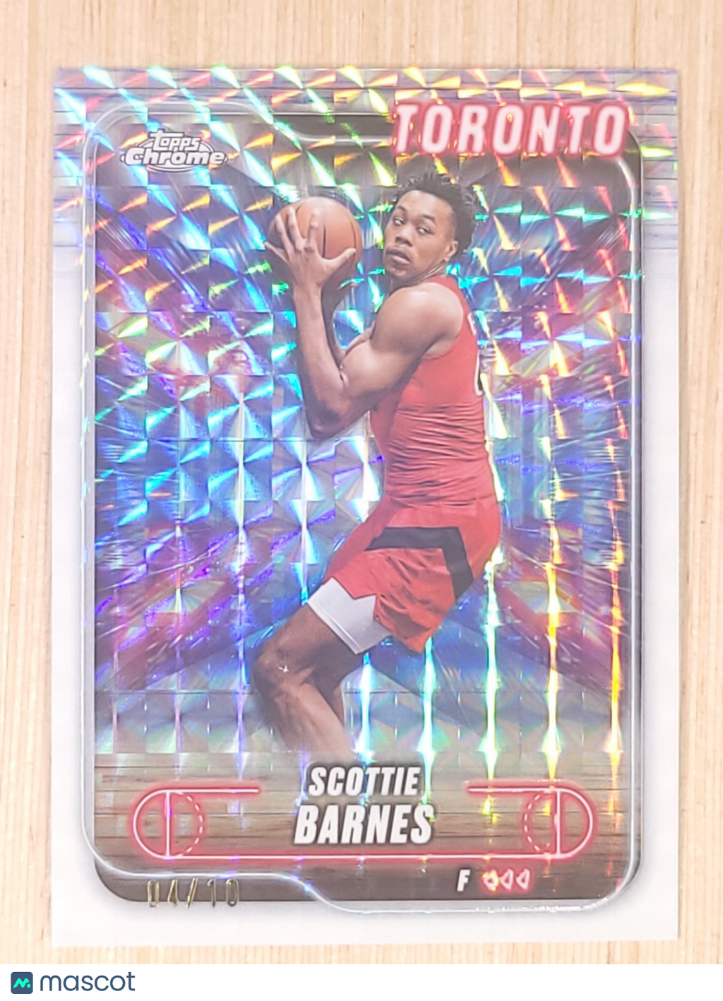2024-25 Topps Chrome #89 Scottie Barnes Geometric White 04/10
