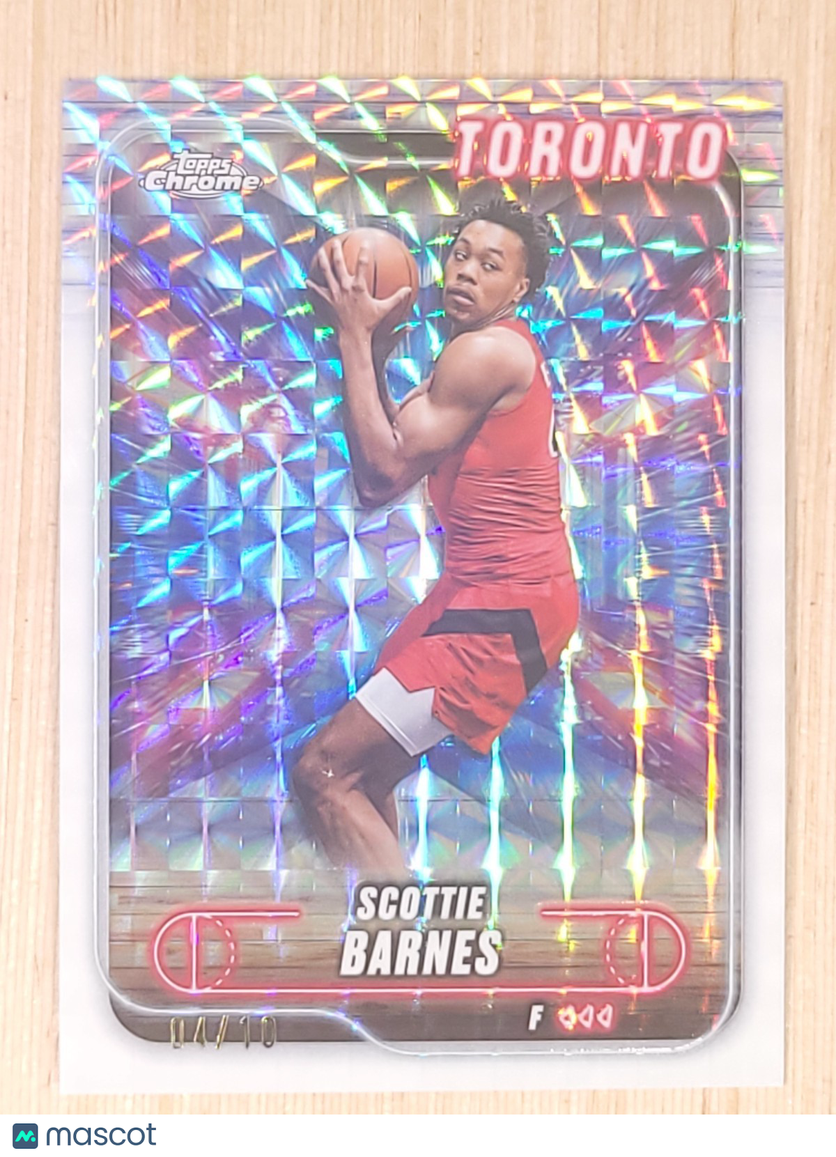 2024-25 Topps Chrome #89 Scottie Barnes Geometric White 04/10