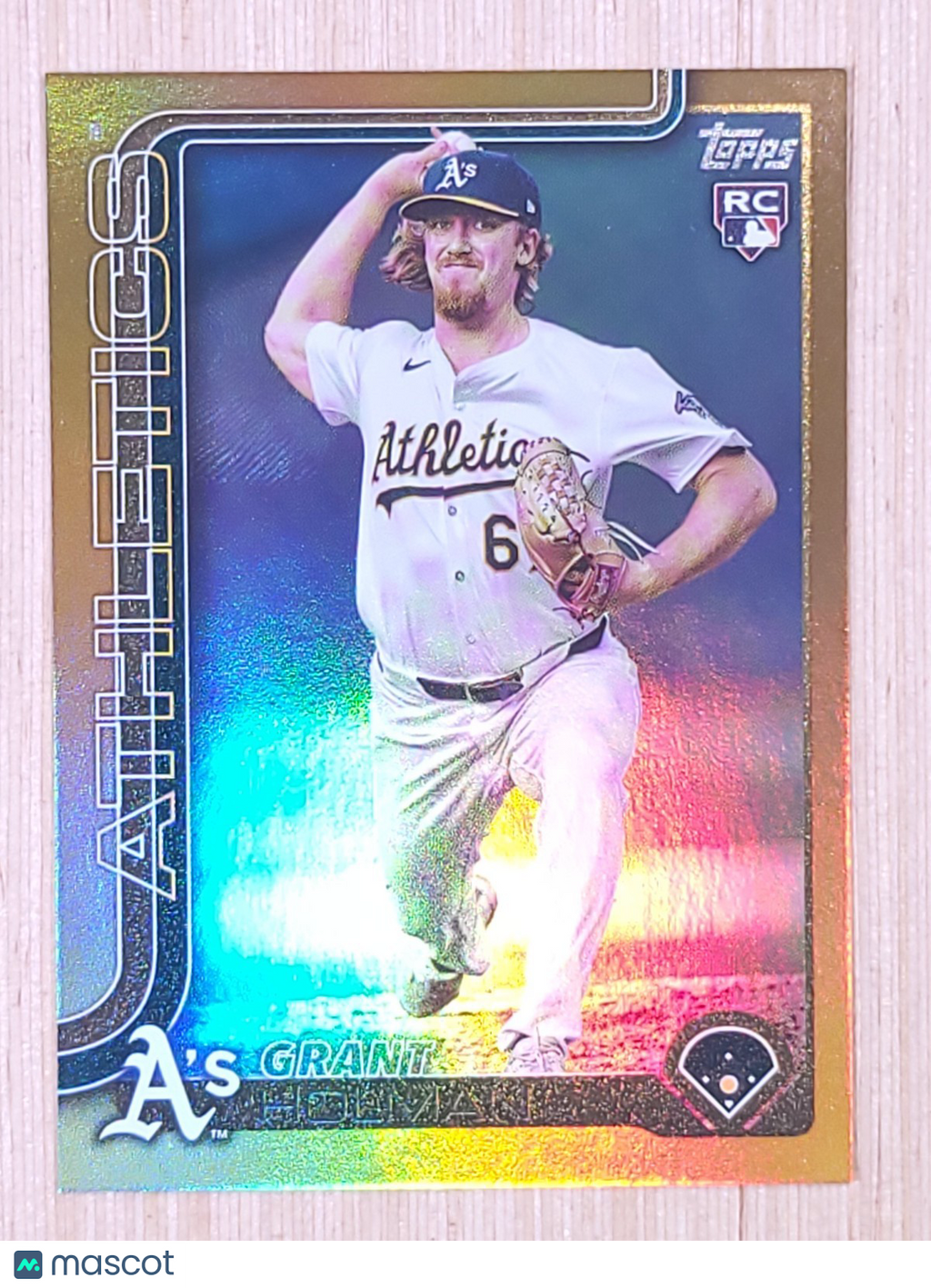 2025 Topps Series 2 #634 Grant Holman Gold Foil 21/50