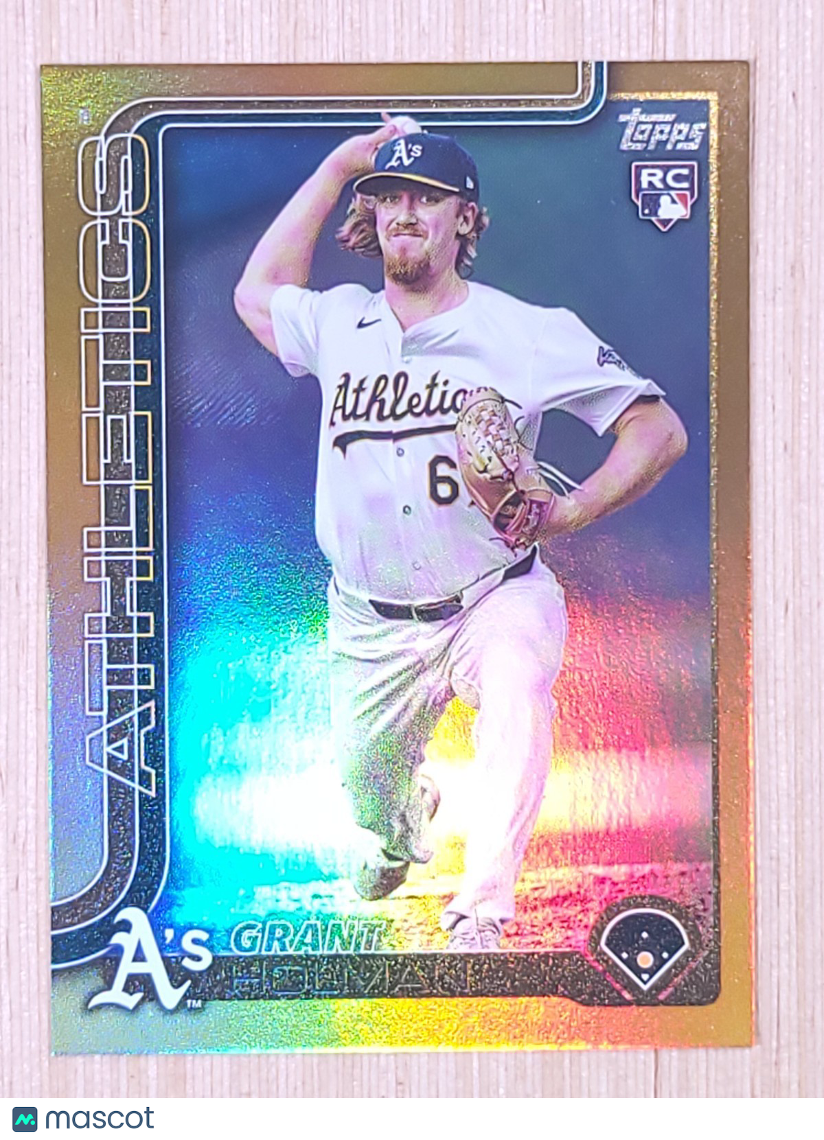 2025 Topps Series 2 #634 Grant Holman Gold Foil 21/50