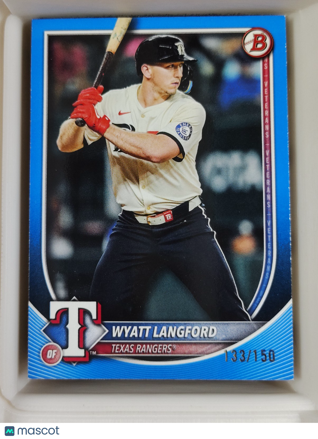 2025 Bowman - Wyatt Langford #33 Blue 133/150