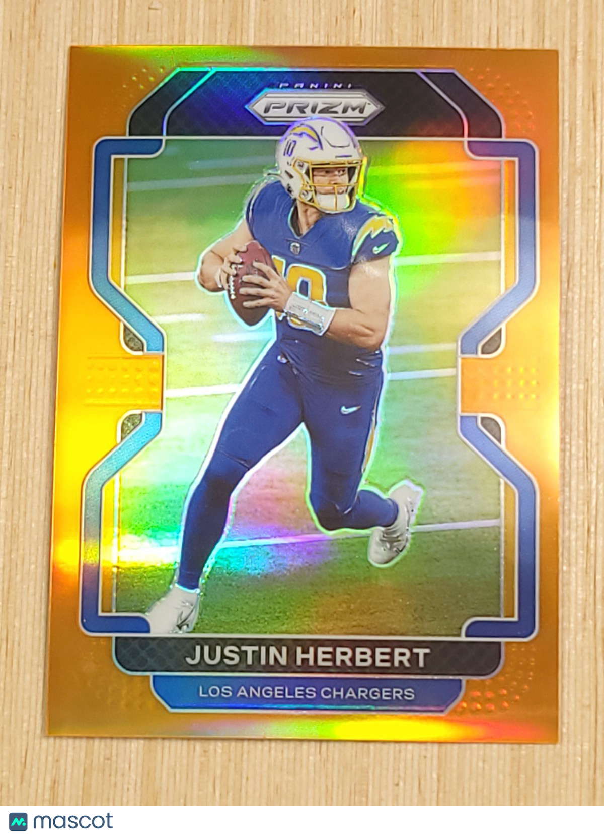 2021 Panini Prizm - Justin Herbert #169 Orange Prizm /249