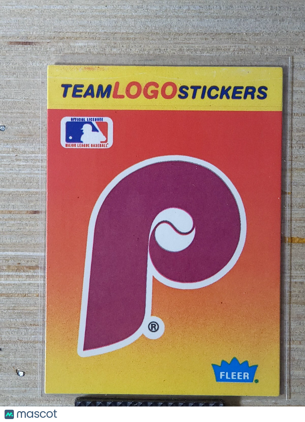 1991 Fleer- Team Logo Stickers Philadelphia Phillies