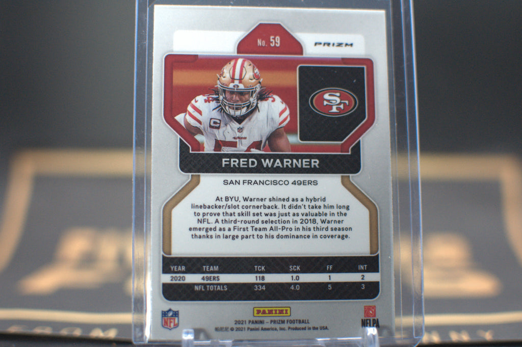 2021 Panini Prizm: Fred Warner [Silver Prizm] #59
