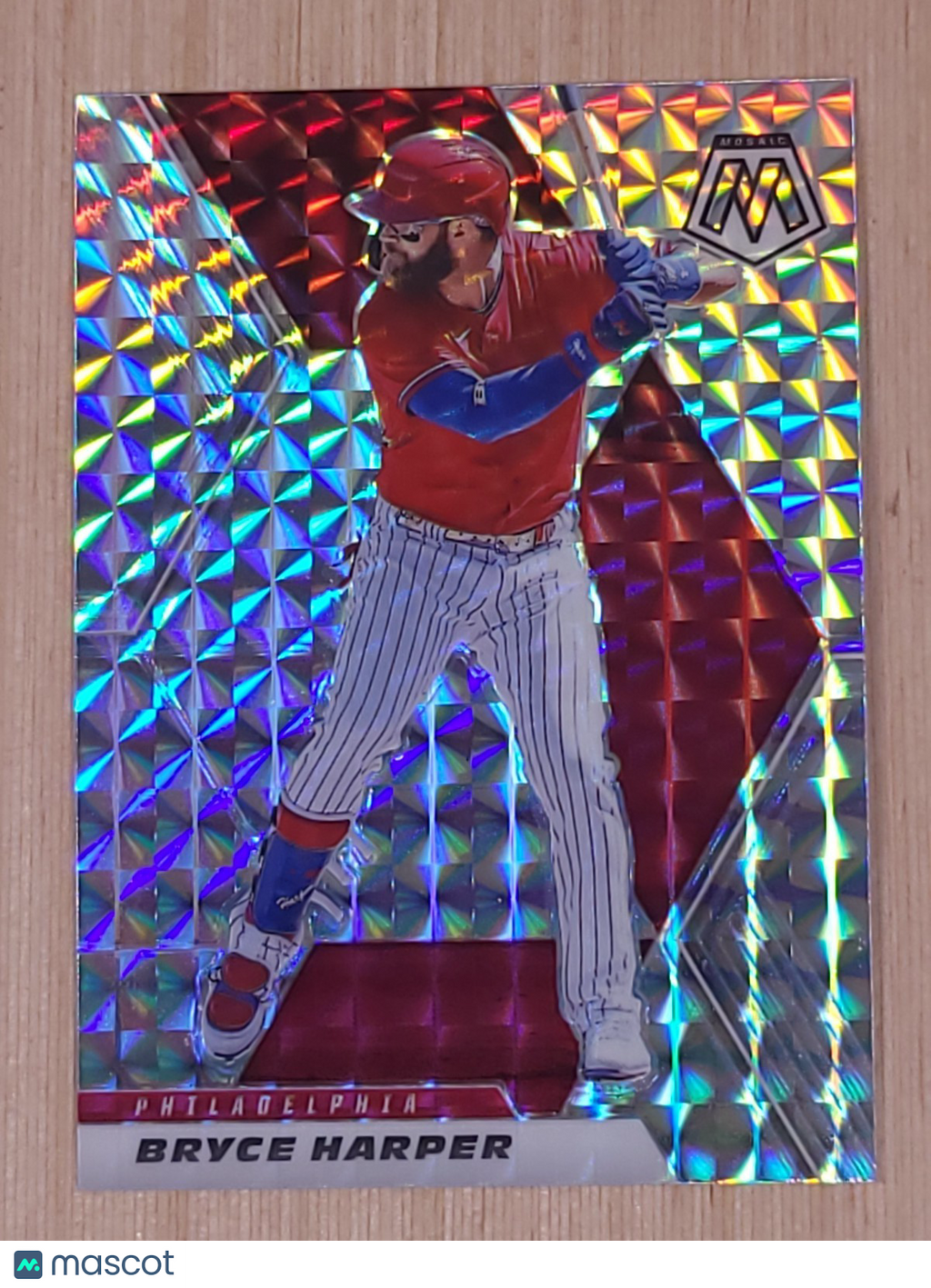 2021 Panini Mosaic - Bryce Harper #75 Mosaic Prizm
