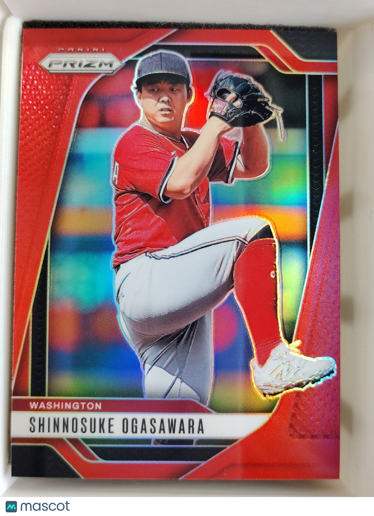2025 Panini Prizm #165 Shinnosuke Ogasawara 279/299 Red