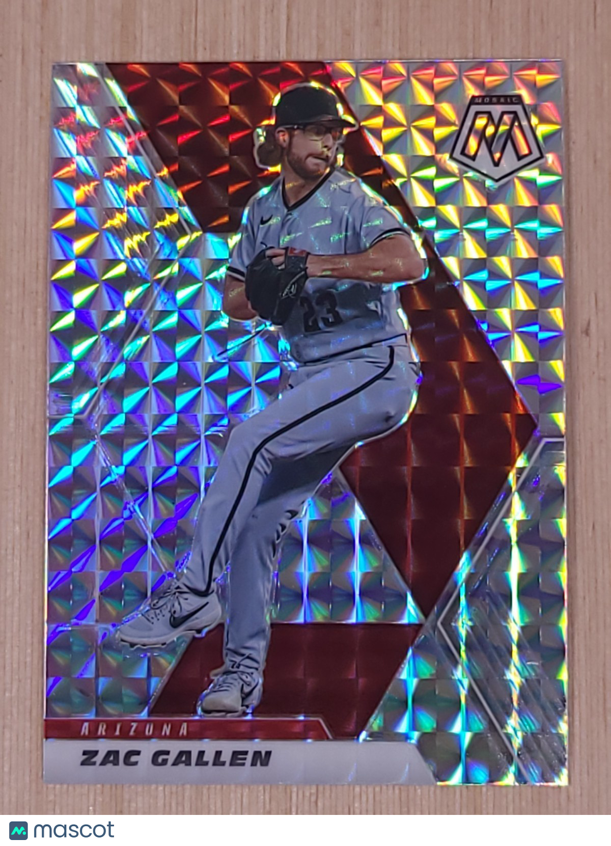 2021 Panini Mosaic - Zac Gallen #18 Mosaic Prizm