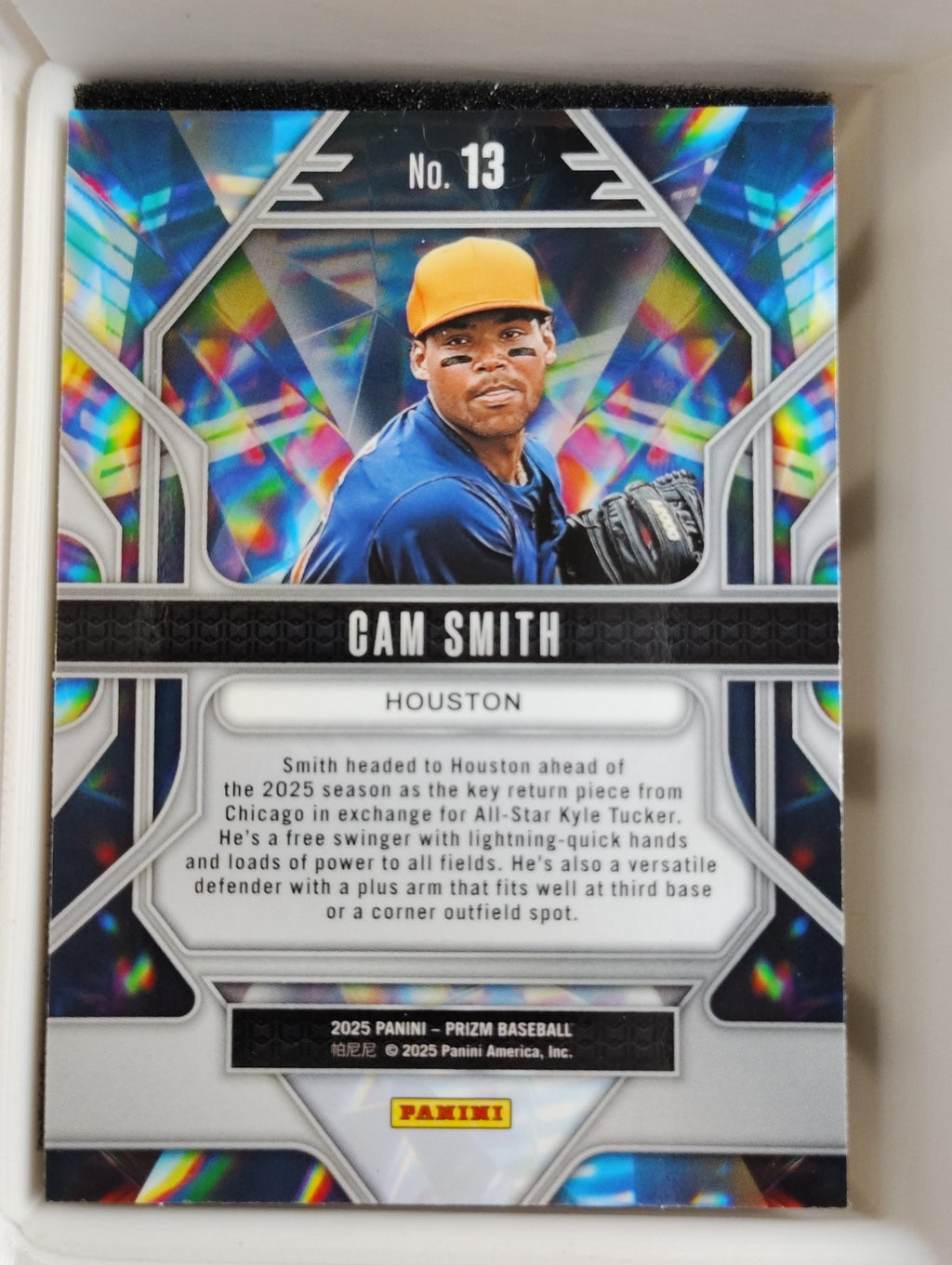 2025 Panini Prizm Prizmatic #13 Cam Smith