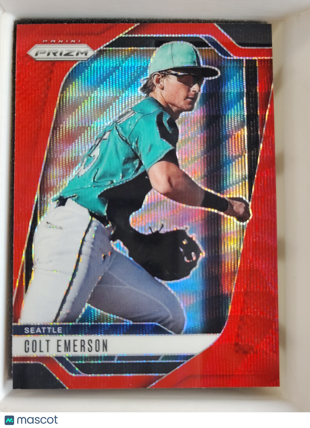 2025 Panini Prizm #23 Colt Emerson Ruby Wave