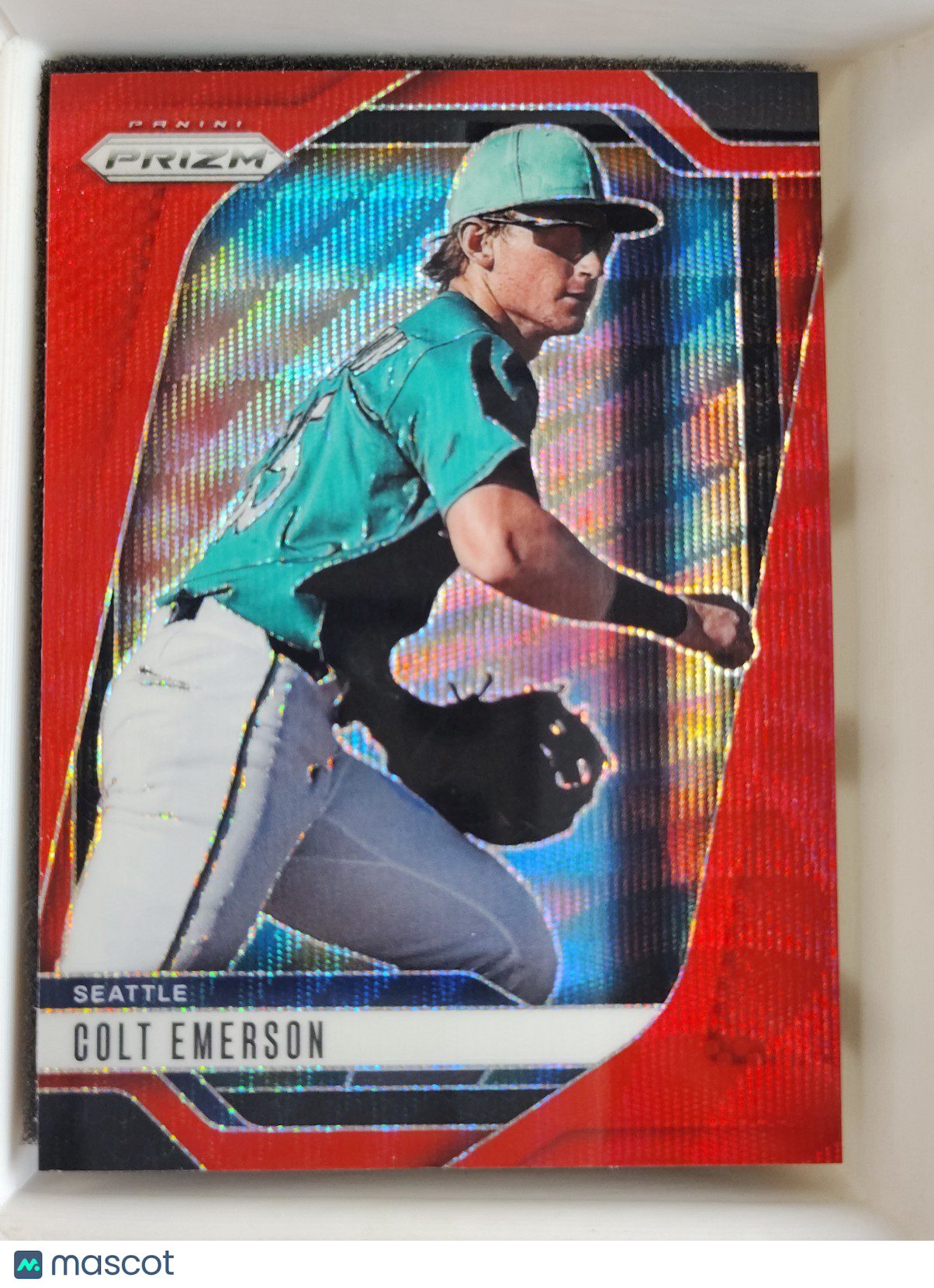 2025 Panini Prizm #23 Colt Emerson Ruby Wave
