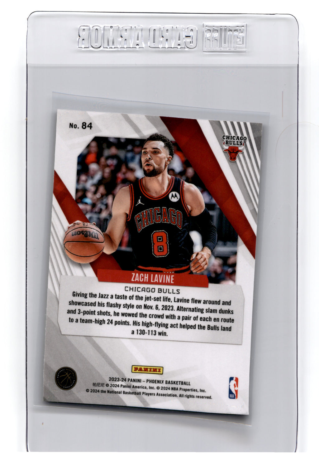 2023 Panini Phoenix Zach LaVine #84**Free Shipping @ $10+**