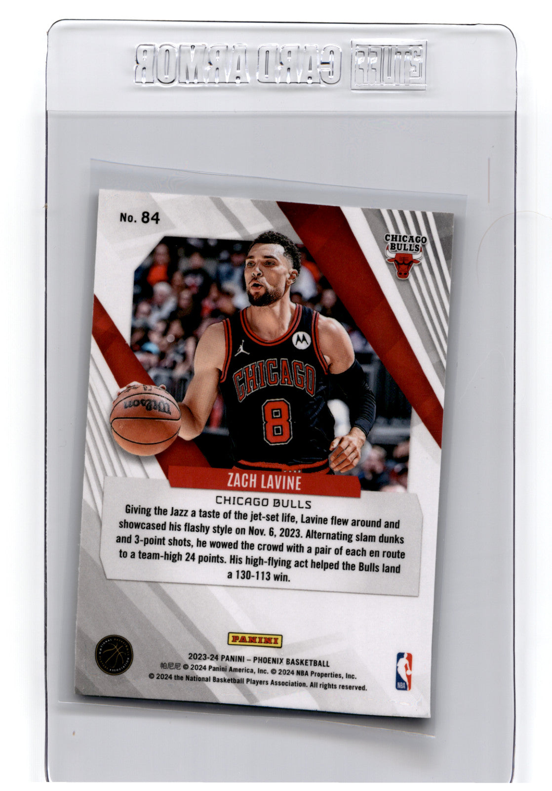 2023 Panini Phoenix Zach LaVine #84**Free Shipping @ $10+**