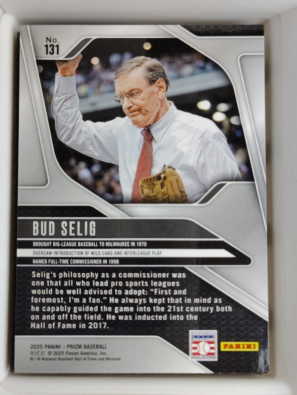 2025 Panini Prizm #131 Bud Selig