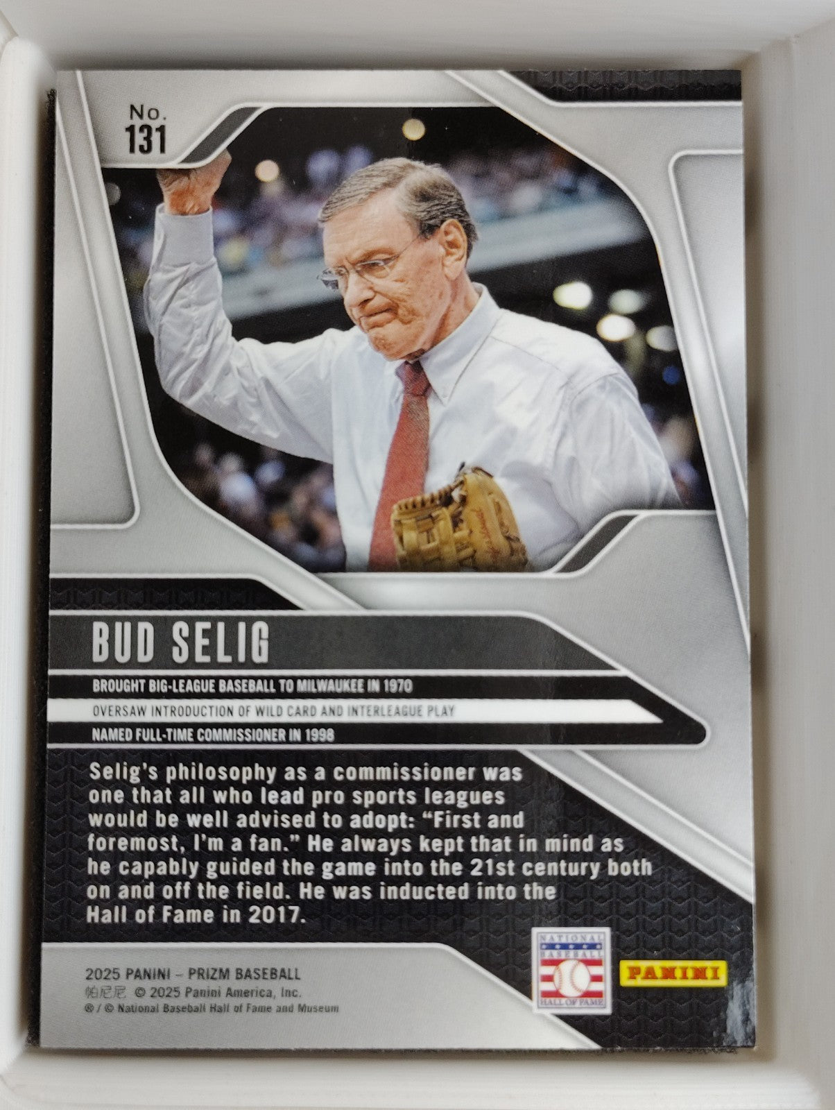 2025 Panini Prizm #131 Bud Selig