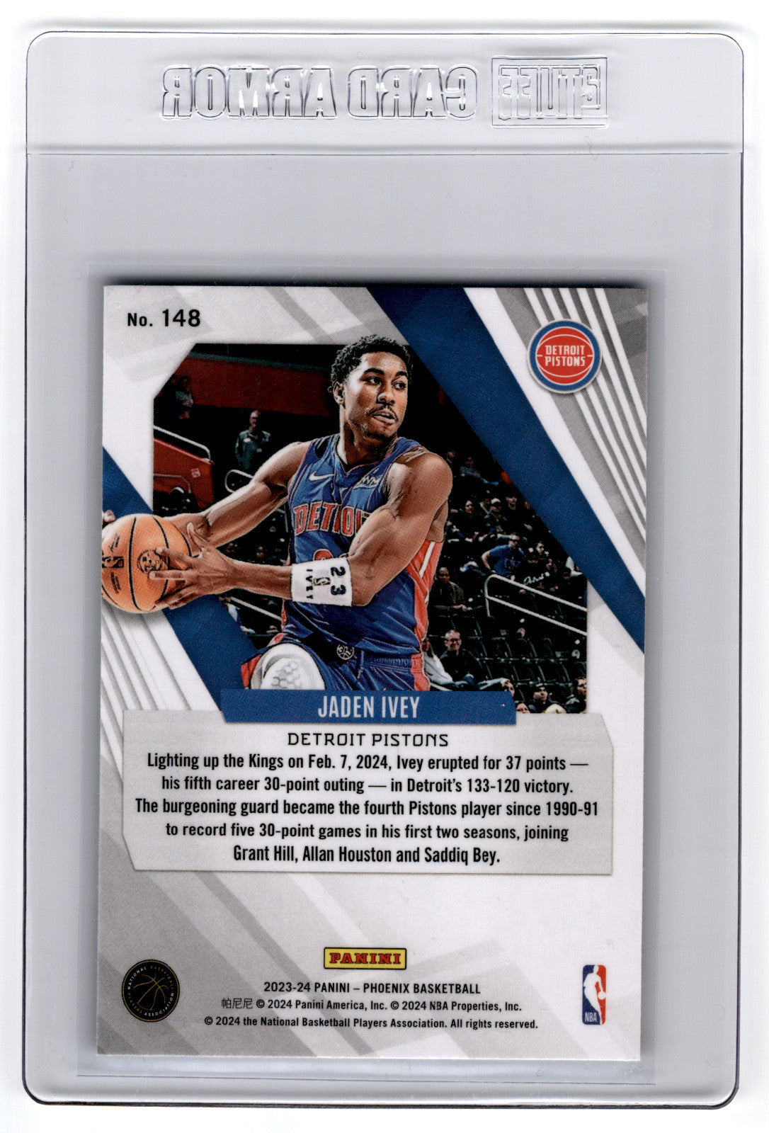 2023 Panini Phoenix Jaden Ivey #148**Free Shipping @ $10+**