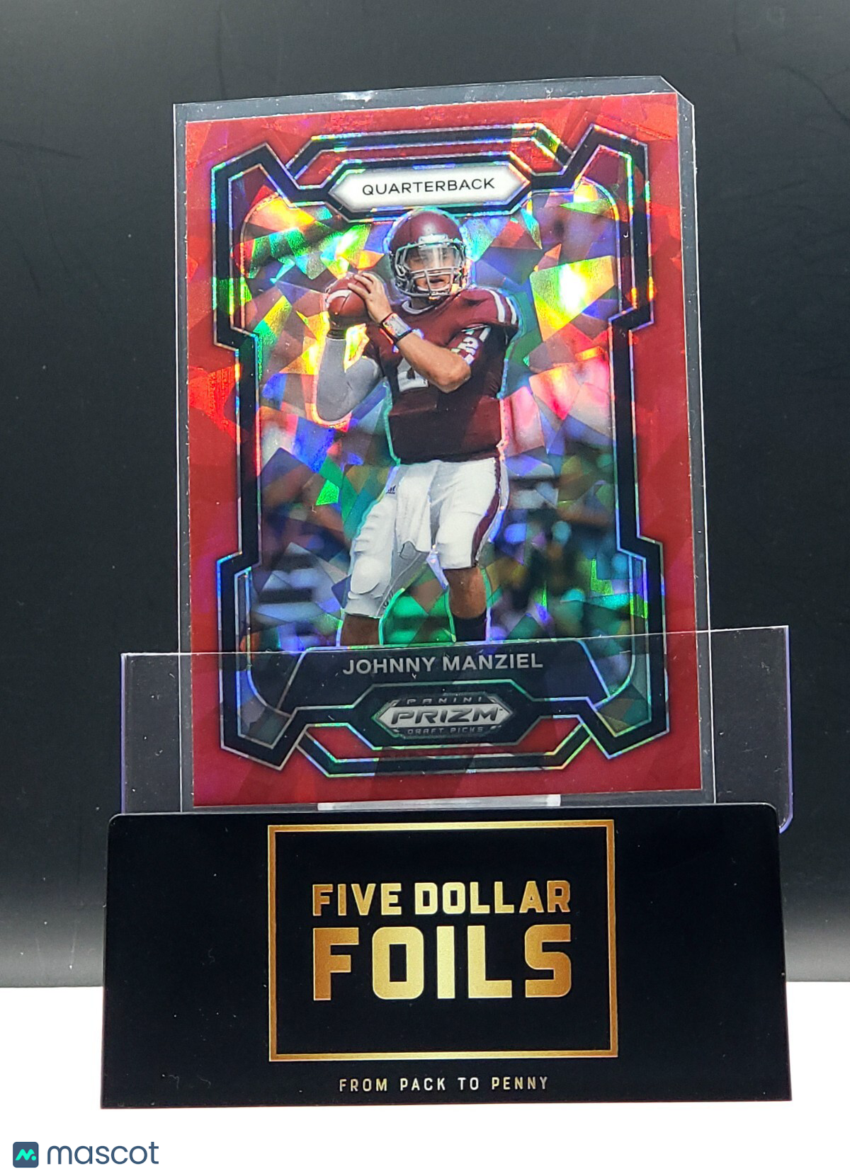 2024 Panini Prizm Draft Picks #27 Johnny Manziel Red Ice