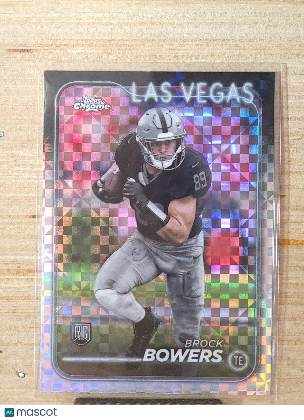 2024 Topps Chrome Football #207 Brock Bowers X-Fractor