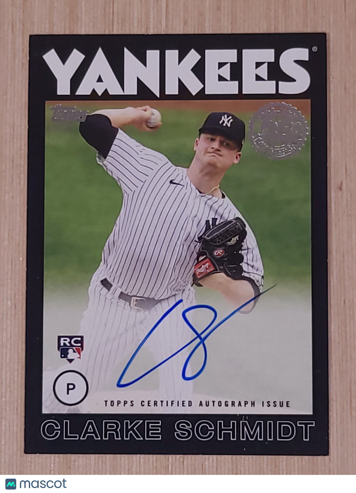 2021 Topps - 1986 Topps Baseball Auto Series 2 Clarke Schmidt #86B-CS