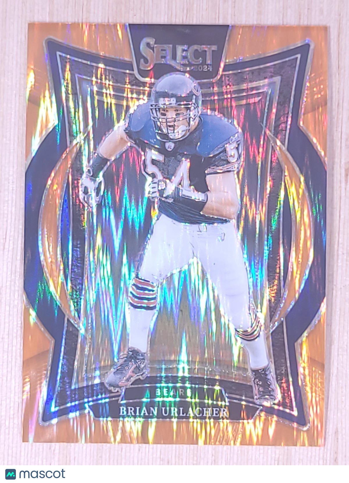 2024 Panini Select #13 Brian Urlacher Orange Shock 056/499