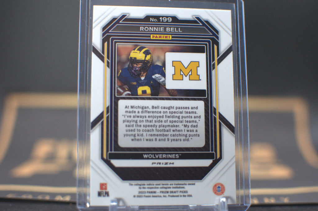 2023 Panini Prizm Draft Picks : Ronnie Bell [Silver] #199