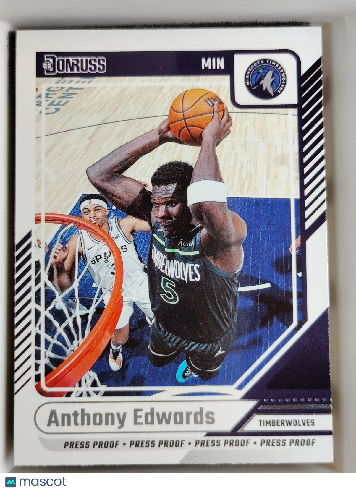 2024-25 Panini Donruss - Anthony Edwards #165 Press Proof