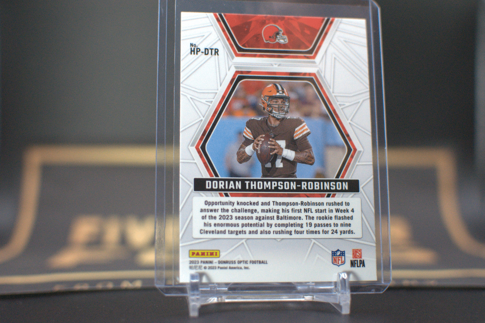 2023 Donruss Optic Dorian Thompson-Robinson Hidden Potential #HP-DTR Browns RC