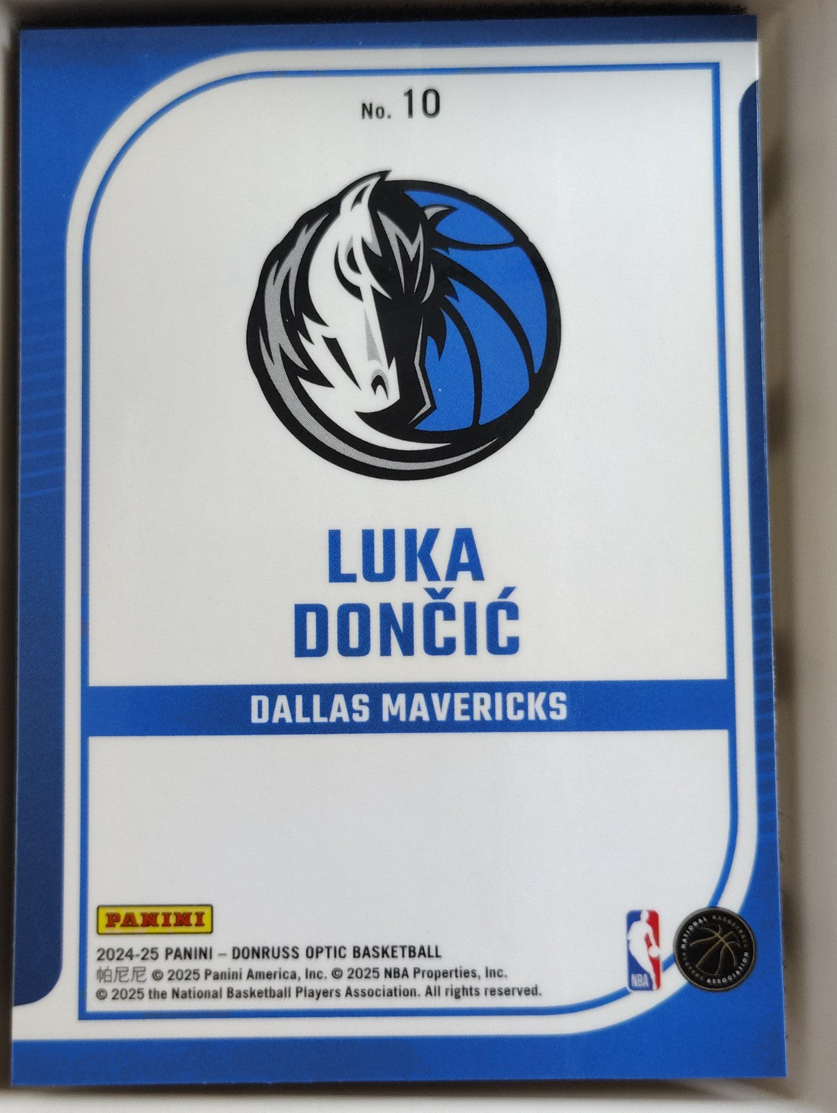 2024-25 Panini Donruss Optic Elitle Dominstors #10 Luka Doncic